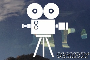 Movie Camera Car Decal