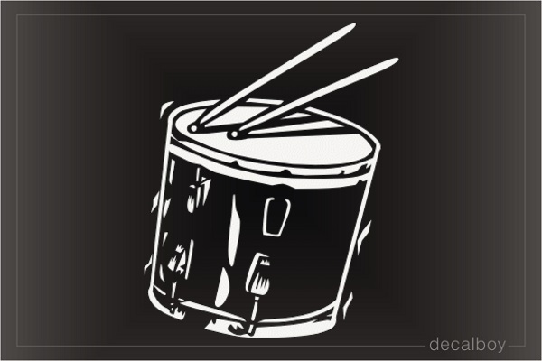 Drum Car Decal