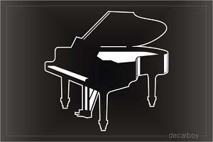 Piano Royal Car Decal