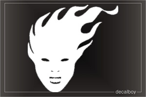 Mask 1 Car Decal