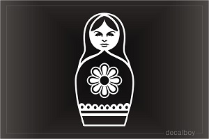 Matryoshka Russian Dolls Decal