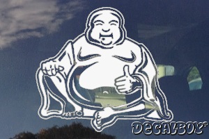 Buddha Statue Window Decal