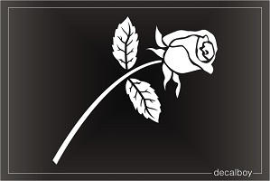 Rose Flower Window Decal