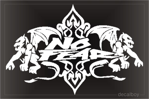 Nofear 098 Car Decal
