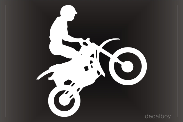 Motocross Sport Window Decal