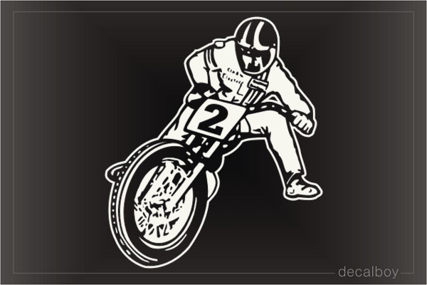 Motocross Supercross Window Decal