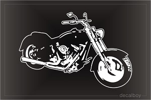 Motorcycle 1078 Window Decal