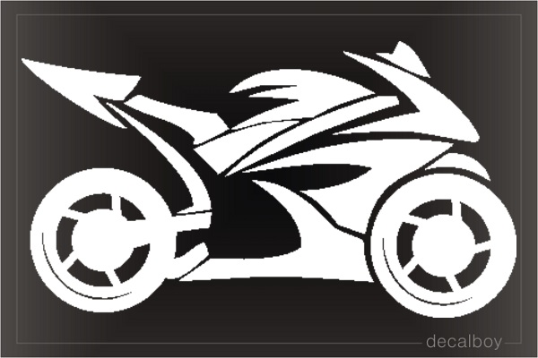 Motorcycle Flames Die-cut Decal