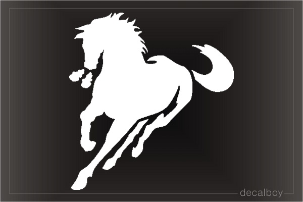 Mustang Running Car Window Decal