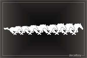 Mustangs 99 Car Window Decal