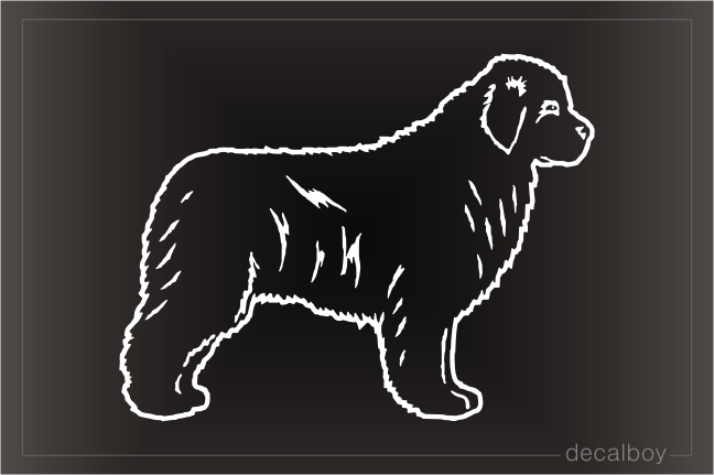 Newfoundland Car Window Decal