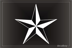 Nautical Star 2 Car Decal