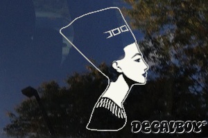 Nefertiti Egyptian Pharaoh Wife Decal