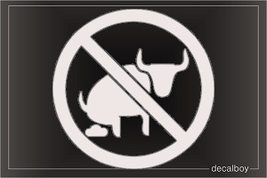 No Bullshit Car Decal