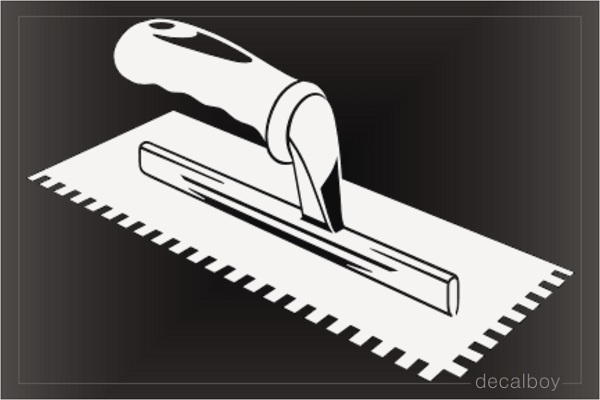 Notched Trowels Tile Tool Decal