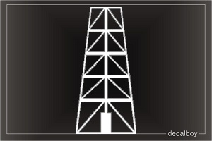 Oil Well Car Decal
