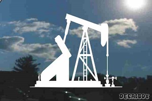 Oil Well Pumpjack Decal