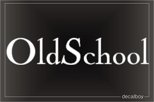 Oldschool Car Decal