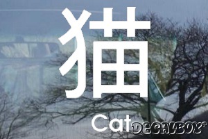 Chinese Cat Auto Window Decal