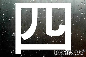 Four Chinese Symbol Auto Window Decal