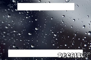 Two Chinese Symbol Auto Window Decal