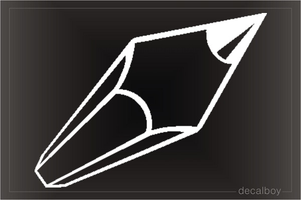 Pencil 2 Car Decal