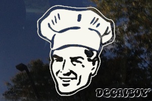 Chef Car Window Decal