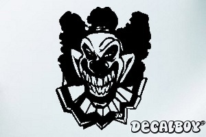 Clown 2 Car Window Decal