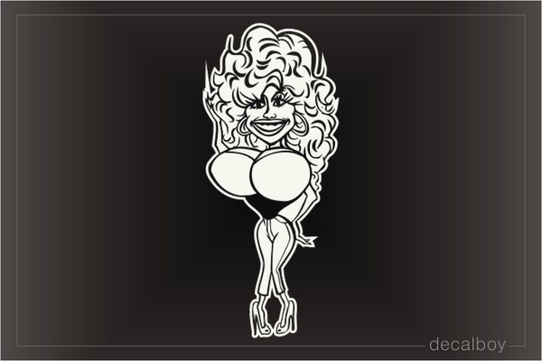 Dolly Car Decal