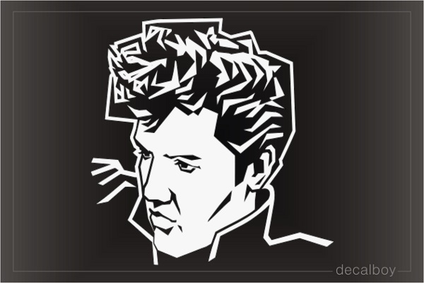 Elvis Presley Car Window Decal