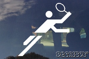 Tennis Olympics Window Decal