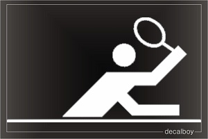 Olympics Tennis Symbol Window Decal