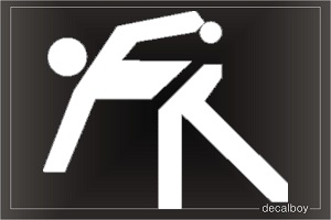 Olympics Athlete Window Decal