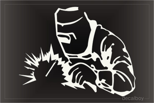 Welder 12 Car Window Decal