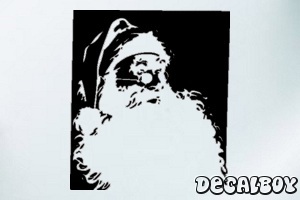 Santa 9 Car Window Decal