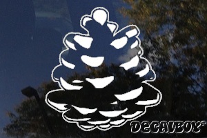 Pinecone Window Decal