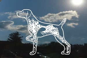 Pointer Car Window Decal