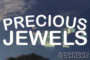 Precious Jewels Vinyl Die-cut Decal