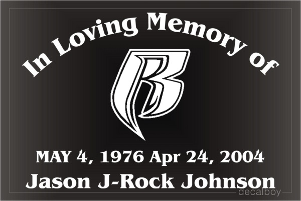 In Loving Memory Motorcycle Car Decal