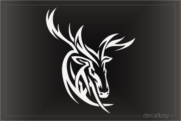 Polynesian Deer Decal