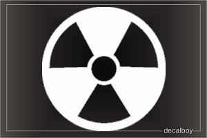 Radioactive 55 Car Decal