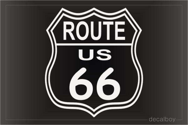 Route 66 Decal