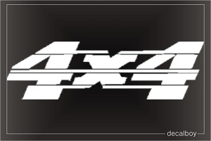 Racing 4x4 6 Window Decal