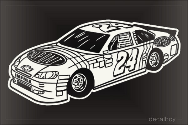 Racing Car Impala Decal