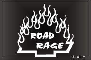 Racing Roadrage Window Decal