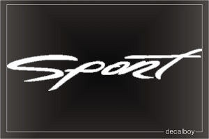 Racing Sport 1 Window Decal