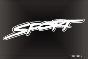 Racing Sport 3 Window Decal