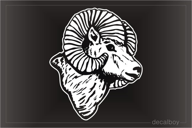 Ram 3188 Window Decal