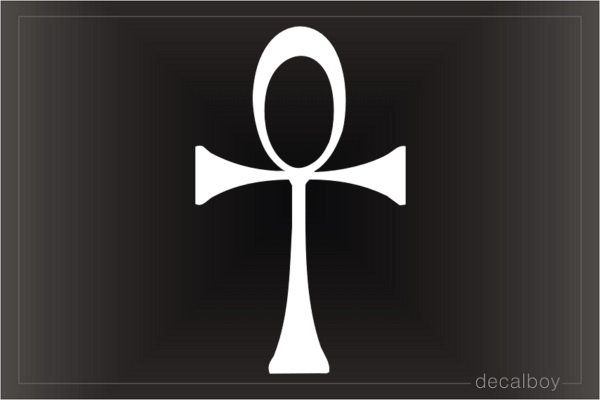 Ankh Window Decal