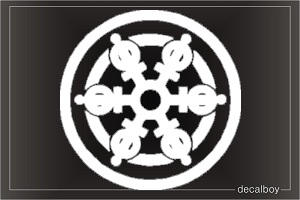 Buddhism 02 Window Decal